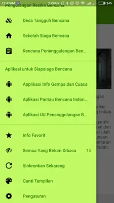 Siap Siaga Bencana Alam android App screenshot 0